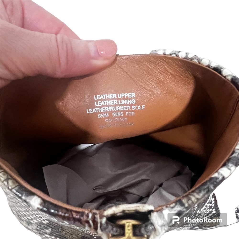 Tory Burch Ruby Platform Chain Inlay Heel Boots-S… - image 5